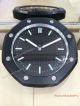 2018 Replica Audemars Piguet Wall Clock for sale - Royal Oak SS Black (3)_th.jpg